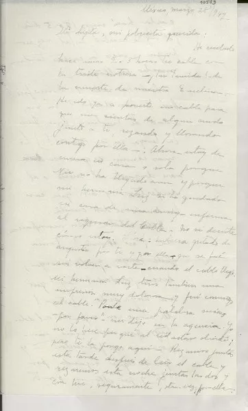[Carta] 1947 mar. 28, México [a] Gabriela Mistral  [manuscrito] Palma Guillén.