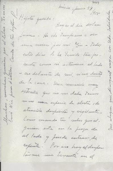 [Carta] 1955 jun. 24, México [a] Gabriela Mistral  [manuscrito] Palma Guillén.