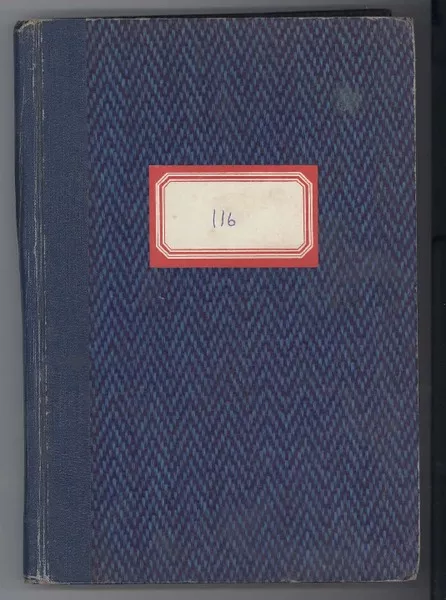 [Cuaderno 116]  [manuscrito] Gabriela Mistral.