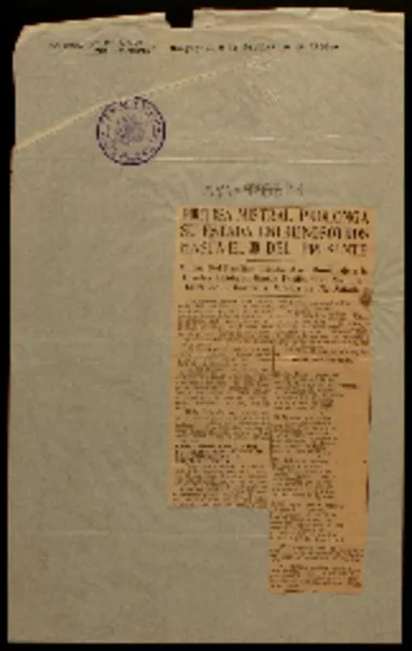 Poetisa Mistral prolonga su estada entre nosotros hasta el 30 del presente Ondas del Pacífico rindió ayer homenaje a la excelsa lirida radiando pasillo de su nombre, letra de L. de Dávila y música de N. Safadi. [artículo] :