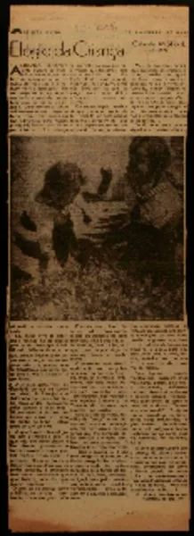 Elogio da criança  [artículo] Gabriela Mistral.