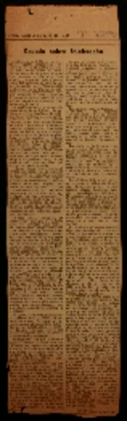 Recado sobre Michoacán Gabriela Mistral. [artículo]