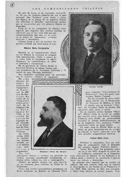 Los Compositores Chilenos  [artículo]