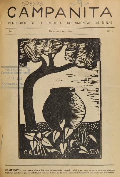 Campanita periódico de la Escuela Experimental de Niñas.