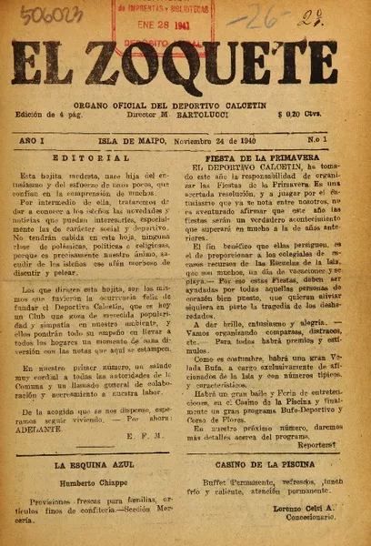 El Zoquete.
