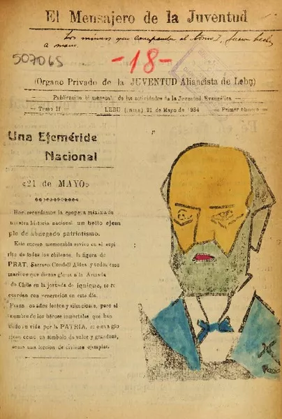 El Mensajero de la juventud órgano privado de la Juventud Aliancista de Lebu.