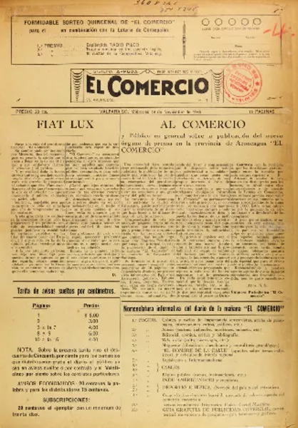 El Comercio.