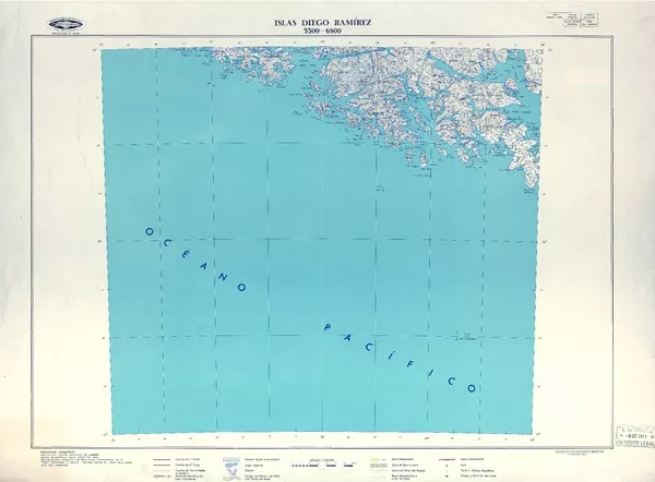 Islas Diego Ramírez  [material cartográfico] Instituto Geográfico Militar de Chile.