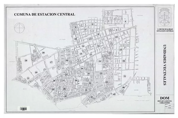 Comuna Estación Central I. Municipalidad Estación Central. DOM Departamento Urbanismo.