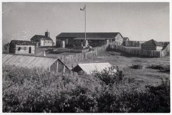 Fuerte Bulnes, al sur de Punta Arenas  [fotografía] Domingo Ulloa.