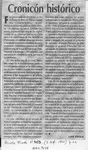 Cronicón histórico  [artículo] Luis Vitale.