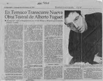 En Temuco transcurre nueva obra teatral de Alberto Fuguet (entrevista)  [artículo] Claudia Guzmán V.