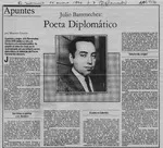 Julio Barrenechea, poeta diplomático  [artículo] Maureen Lennon.