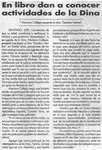 En libro dan a conocer actividades de la Dina  [artículo].