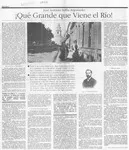Qué grande que viene el río!  [artículo] Carolina Abell [y] Oscar Aedo Inostroza.