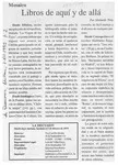 Libros de aquí y de allá  [artículo] Abelardo Troy.