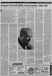 Joaquín Edwards Bello no ha muerto -- sólo voló  [artículo] Roberto Silva Bijit.