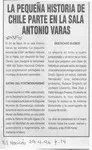 La Pequeña historia de Chile parte en la sala Antonio Varas  [artículo].