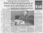 Roberto Rosenzvaig bosqueja un retrato de la infidelidad en Chile  [artículo] Loreto Novoa.