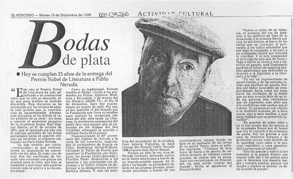 Bodas de plata  [artículo].