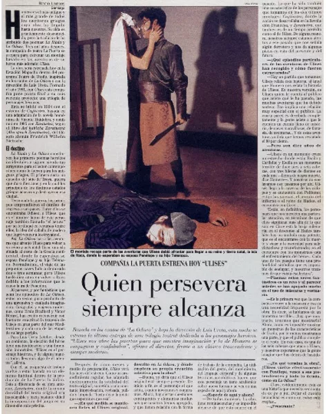 Quien persevera siempre alcanza  [artículo] Rocío Lineros.