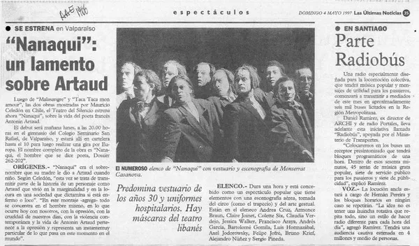 "Nanaqui", un lamento sobre Artaud  [artículo].