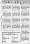 Fichero bibliográfico  [artículo] Carlos René Ibacache I.