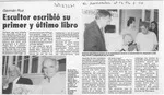 Escultor escribió su primer y último libro  [artículo].