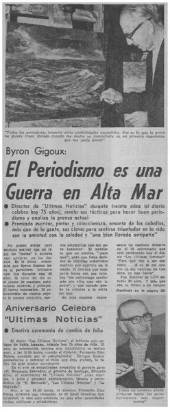 Mediodía de sangre  [artículo] Guillermo Blanco.