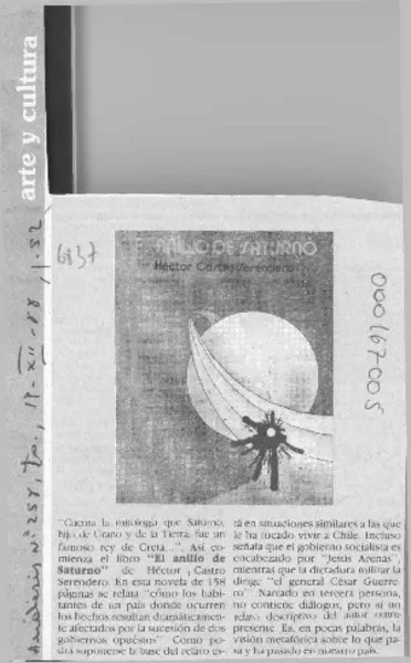 El Anillo de saturno  [artículo].