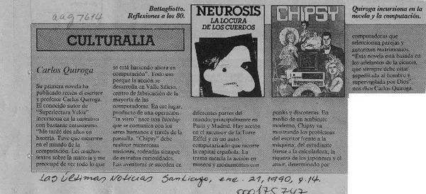 Carlos Quiroga  [artículo].