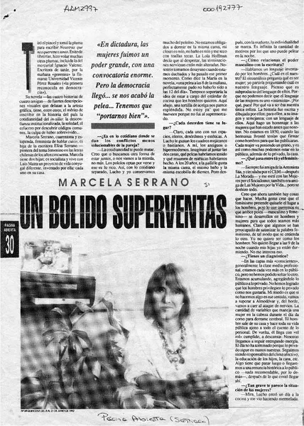 Un bólido superventas  [artículo] Mónica Silva Monge.
