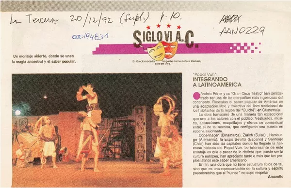 Integrando a Latinoamérica  [artículo] Amarello.