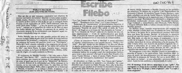 Pablo y Matilde (Los amantes de Nyon)  [artículo] Filebo.