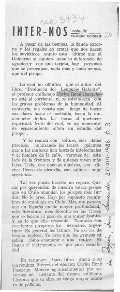 Inter - nos  [artículo] Enrique Neiman.