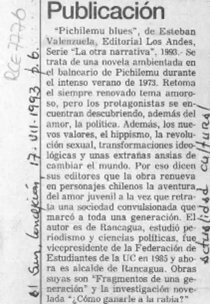 Publicación  [artículo].