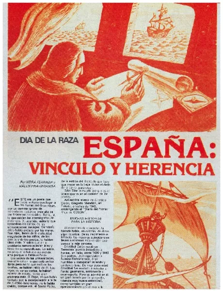 España, vínculo y herencia  [artículo] Nora Ferrada [y] Valentina Miranda.