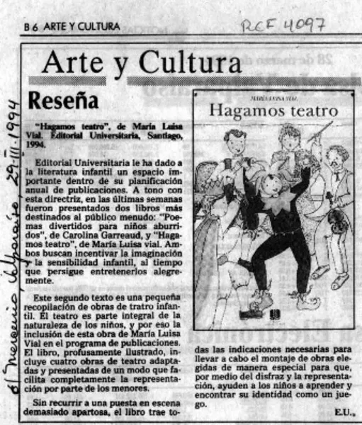 Reseña  [artículo] E. U.