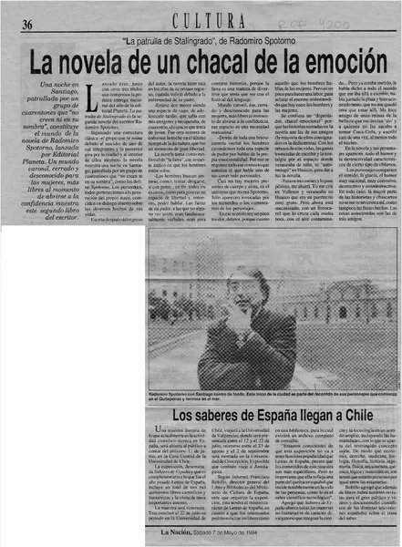 La Novela de un chacal de la emoción  [artículo].