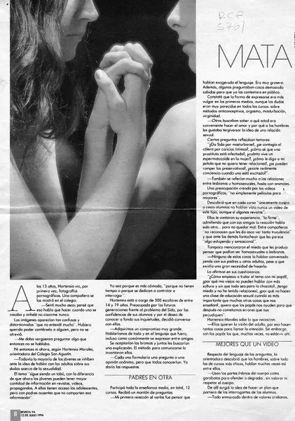 Una conversación a fondo mata el sexo grotesco  [artículo] Claudia Pelegri Sutter.