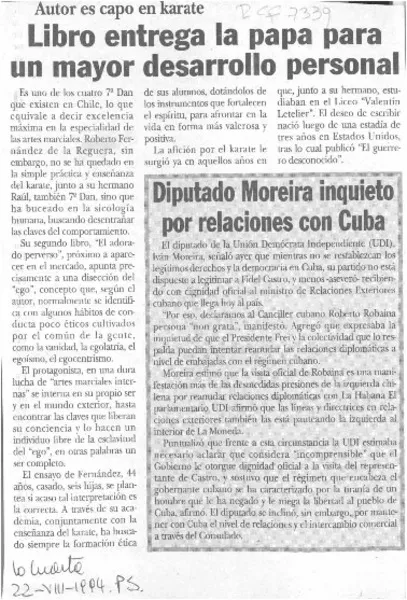 Libro entrega la papa para un mayor desarrollo personal.  [artículo]