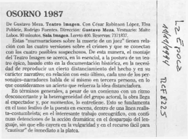 Teatro  [artículo] Eduardo Guerrero del Río.
