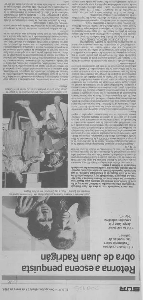 Retorna a escena penquista obra de Juan Radrigán.  [artículo]