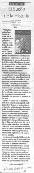 El sueño de la historia  [artículo] Carlos Maldonado R.