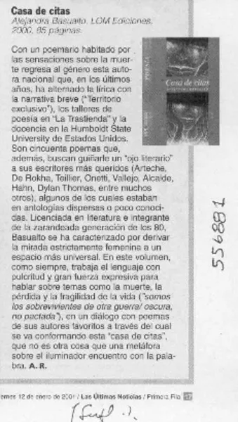 Casa de citas  [artículo] A. R.