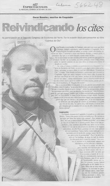 Reivindicando los cites  [artículo].