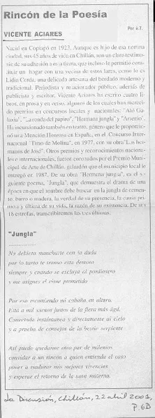 Vicente Aciares  [artículo] A. T.