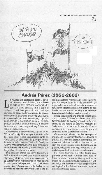 Andrés Pérez (1951-2002)  [artículo]