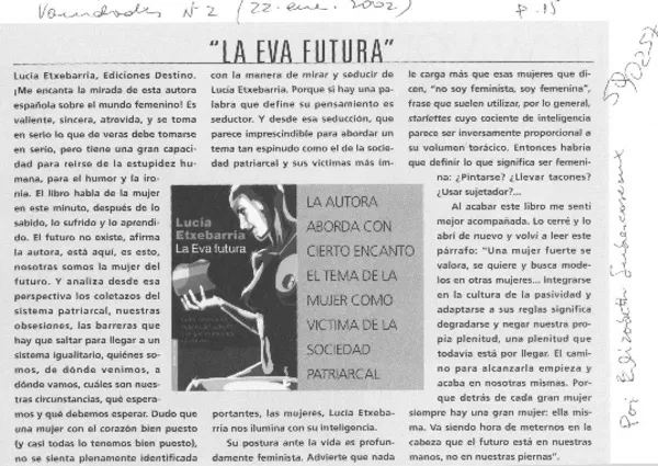 "La Eva futura"  [artículo] Elizabeth Subercaseaux