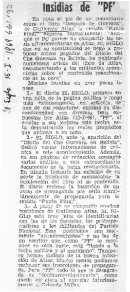 Insidias de "PF"  [artículo] V.